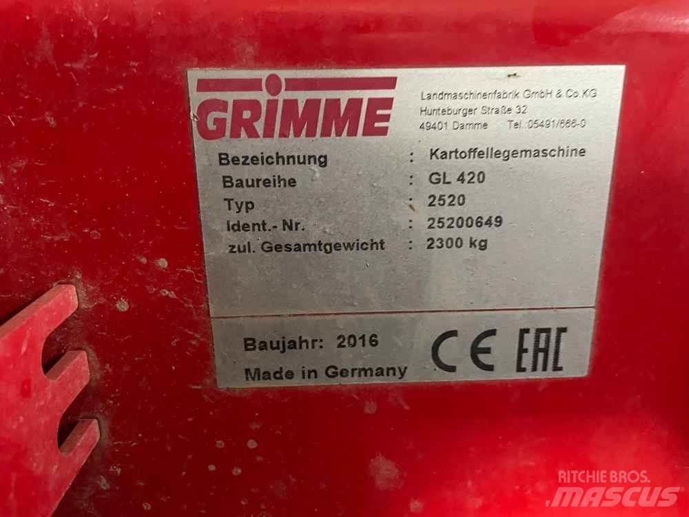 Grimme GL 420 Potetsettere