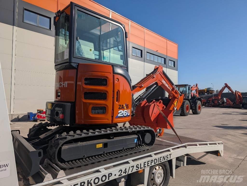 Hitachi ZX 26 U-6 Minigravere <7t