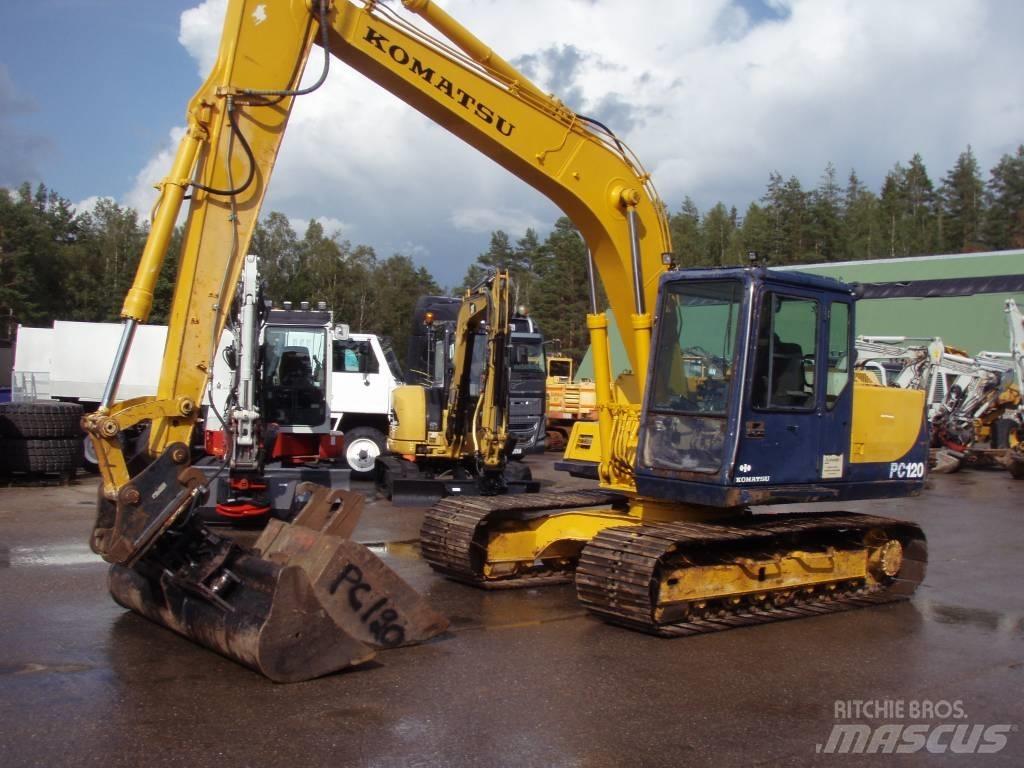 Komatsu PC120-5 Beltegraver