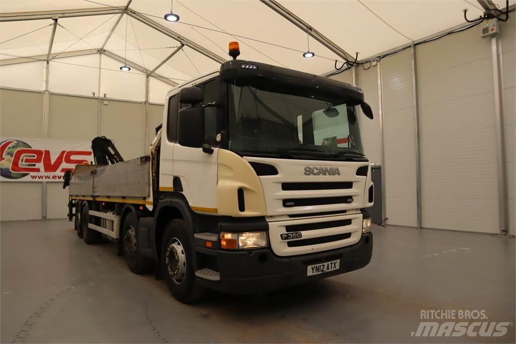 Scania P360 DROPSIDE REAR Røff terreng kraner