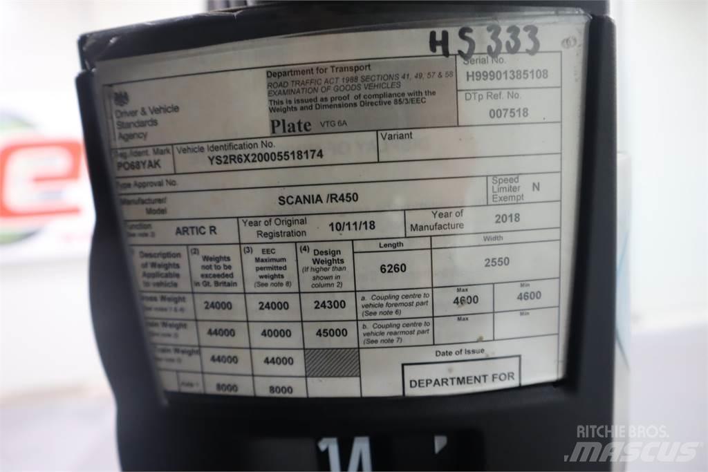 Scania R450 Trekkvogner