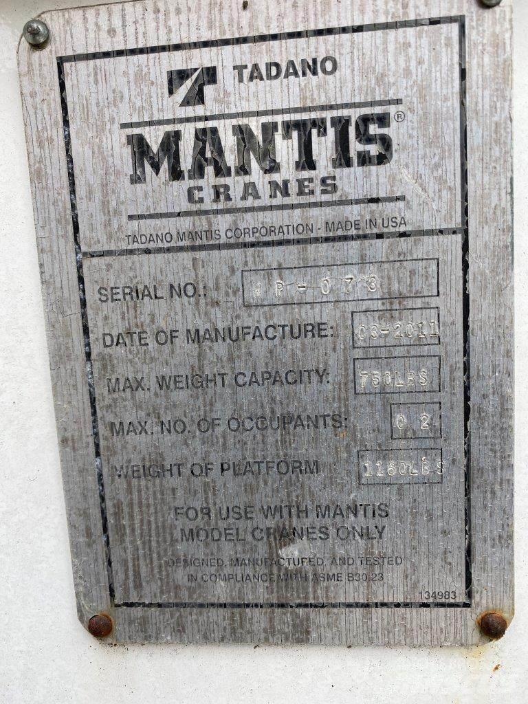 Mantis  Kran deler og utstyr