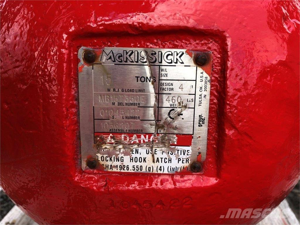  McKissick Kran deler og utstyr