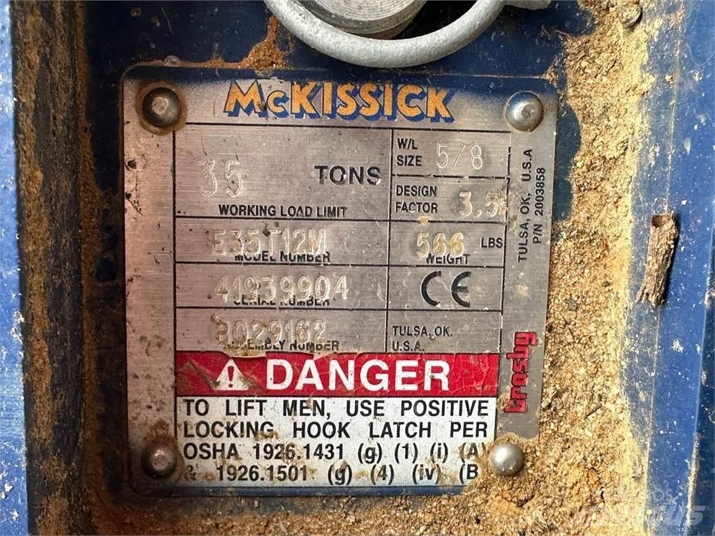 McKissick E35T12M Kran deler og utstyr