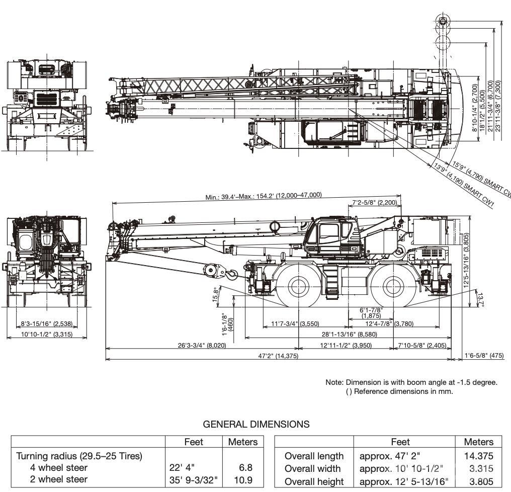 Tadano GR-900XL-4 Røff terreng kraner