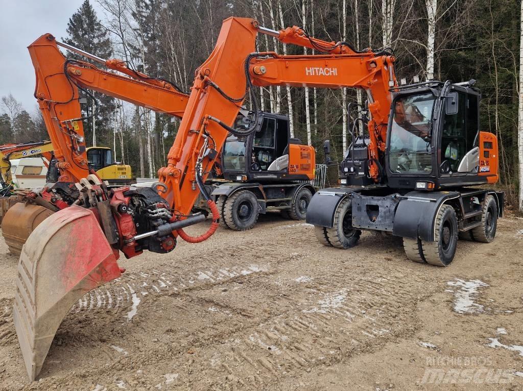 Hitachi ZX 145 W-6 Hjulgravere