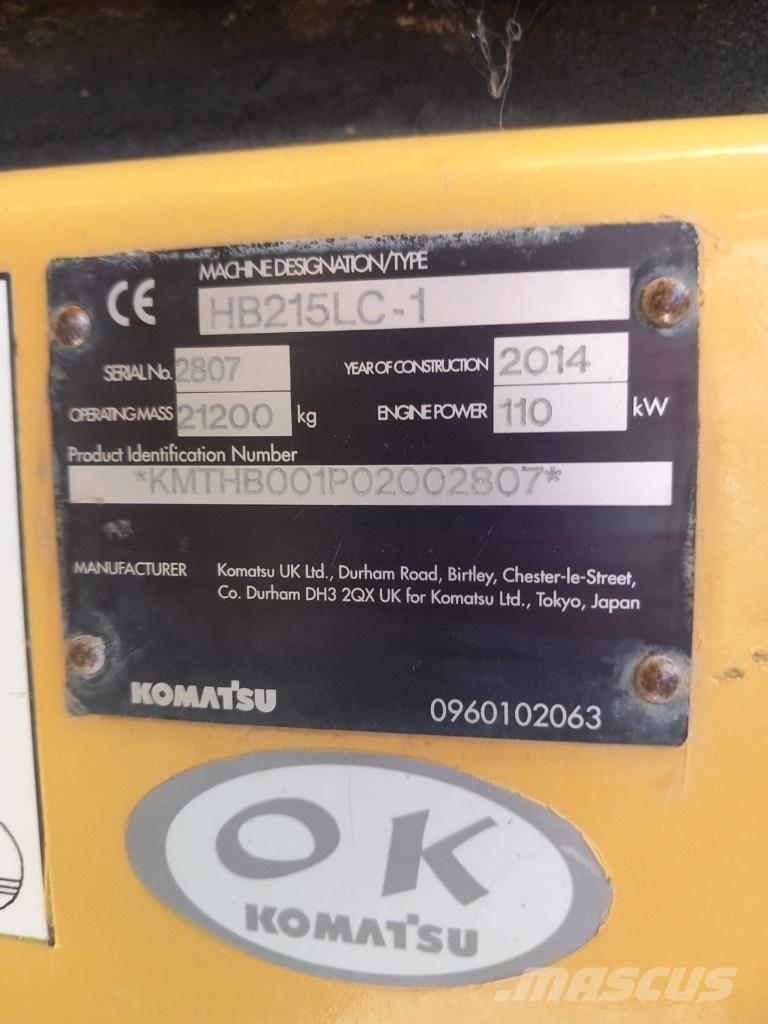 Komatsu HB 215 LC-1 Girkasse