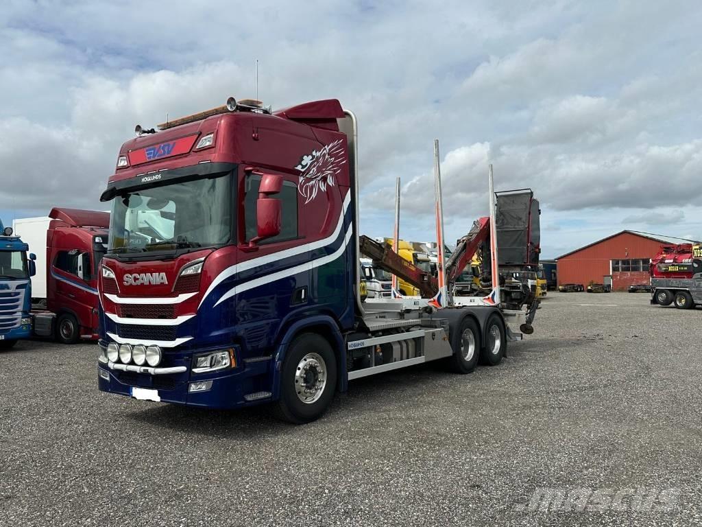 Scania R650B 6X4 NB Tømmerbiler