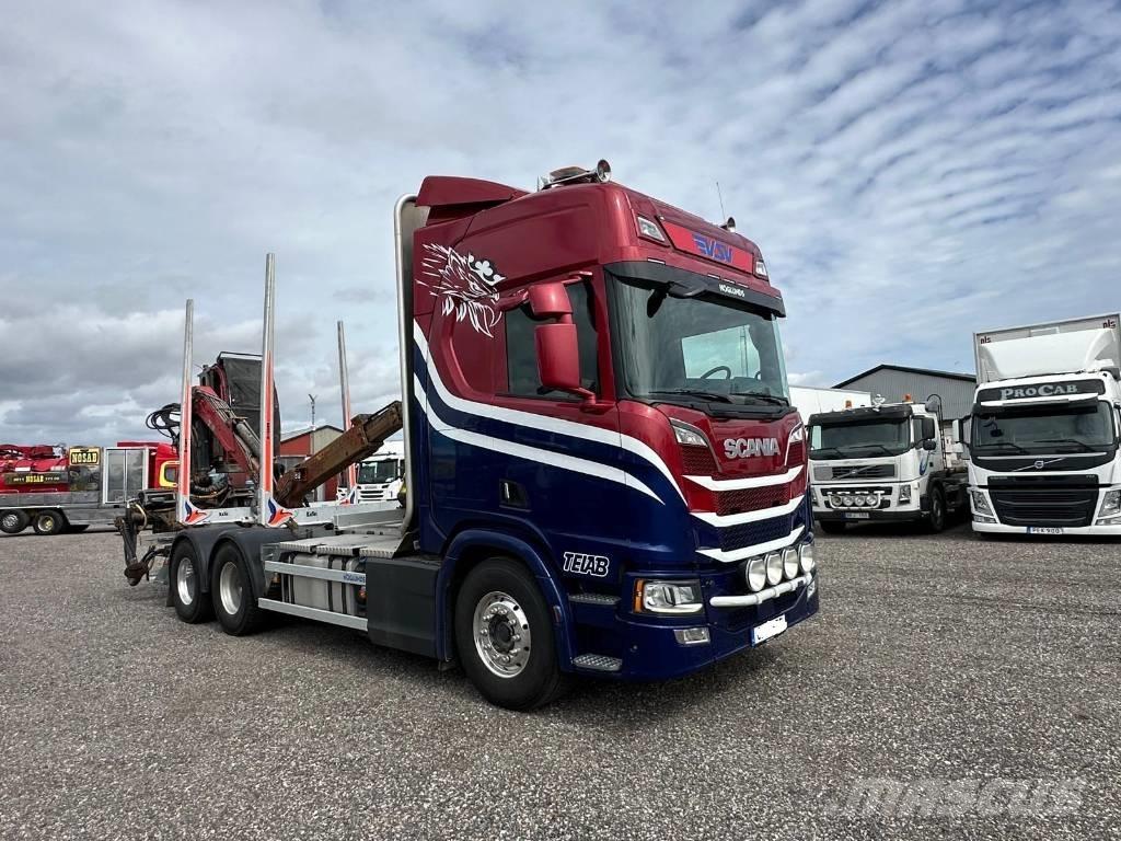 Scania R650B 6X4 NB Tømmerbiler