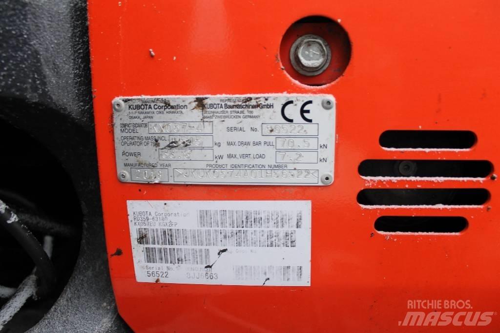 Kubota kx57-4 Minigravere <7t