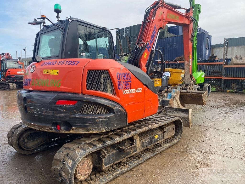 Kubota KX 080-4 Midigravere 7 - 12t