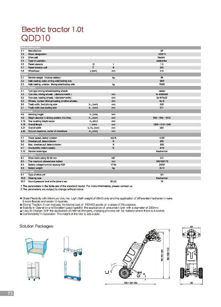 EP QDD10 Tauetraktor