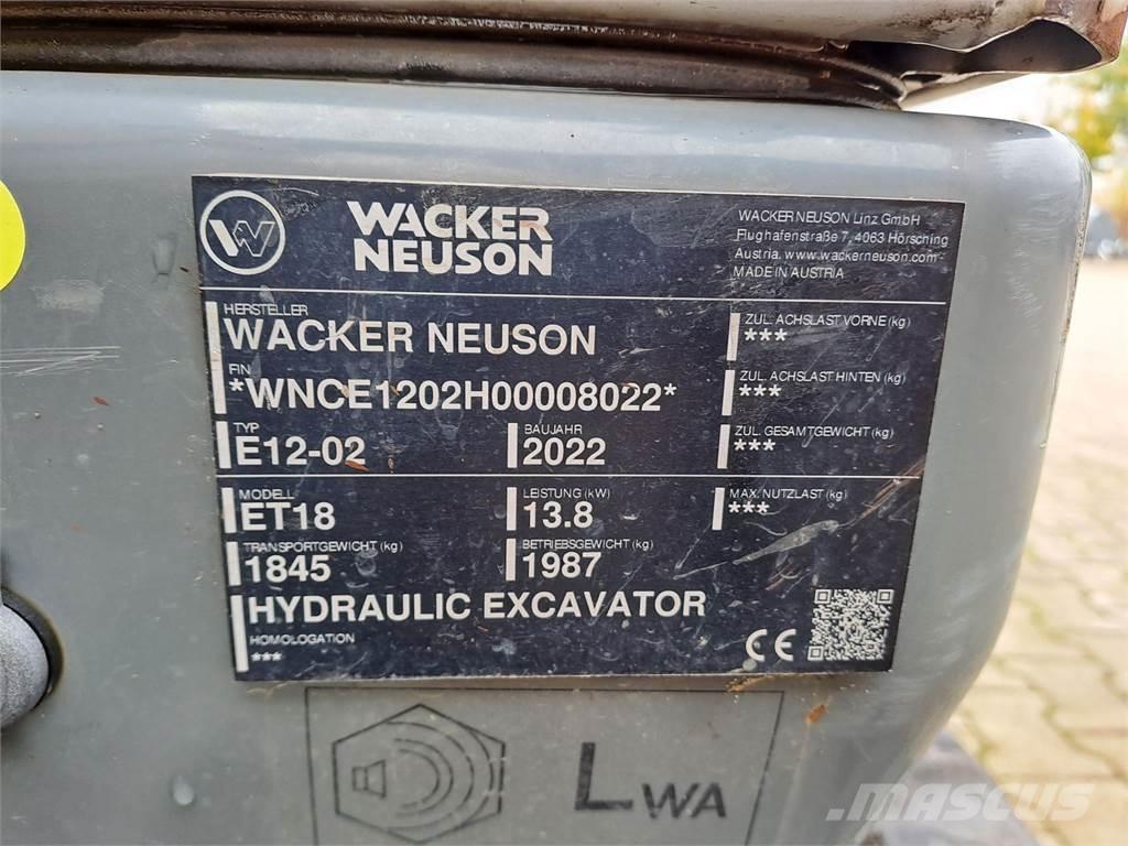 Wacker Neuson ET18 Beltegraver