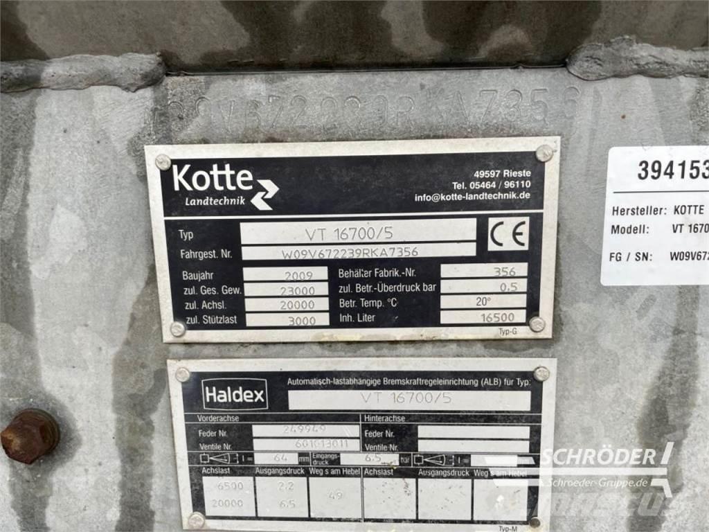 Kotte VT 16700 Slamtanker