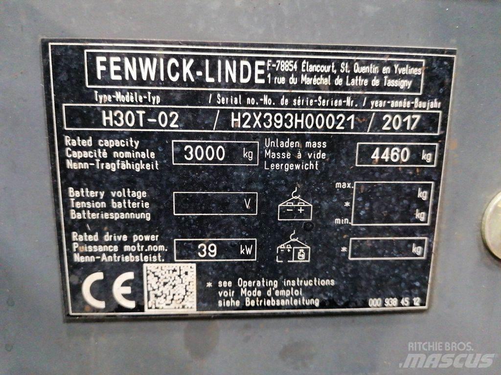 Linde H30T-02 Propan trucker