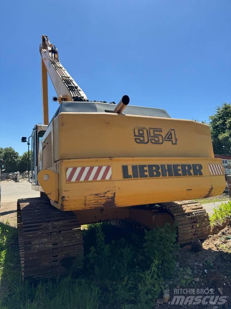 Liebherr 954 Gravemaskiner med lang bom