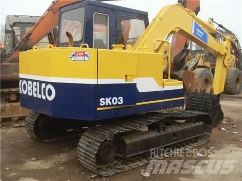 Kobelco SK03 Minigravere <7t