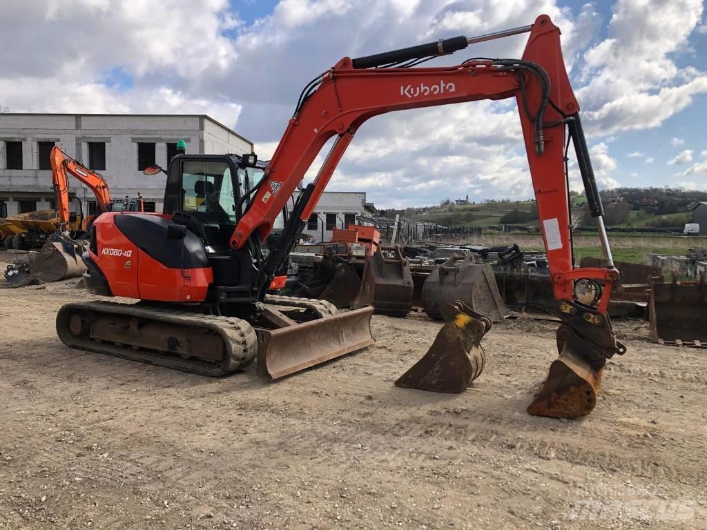 Kubota KX 080-4 Beltegraver