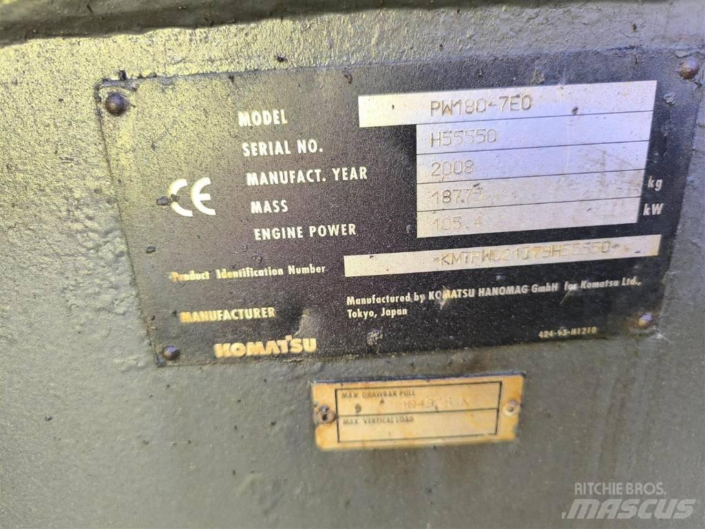 Komatsu PW 180-7 Hjulgravere
