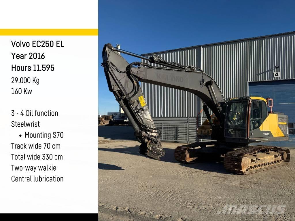 Volvo EC 250 EL Beltegraver