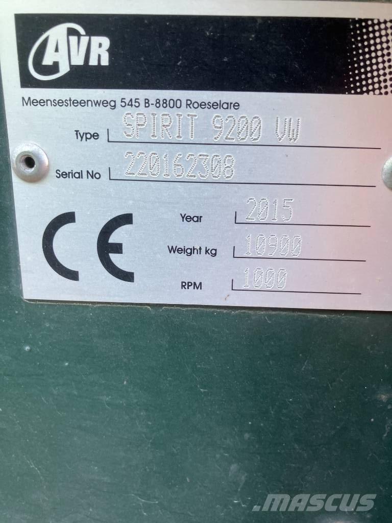 AVR 9200 Potetopptakere