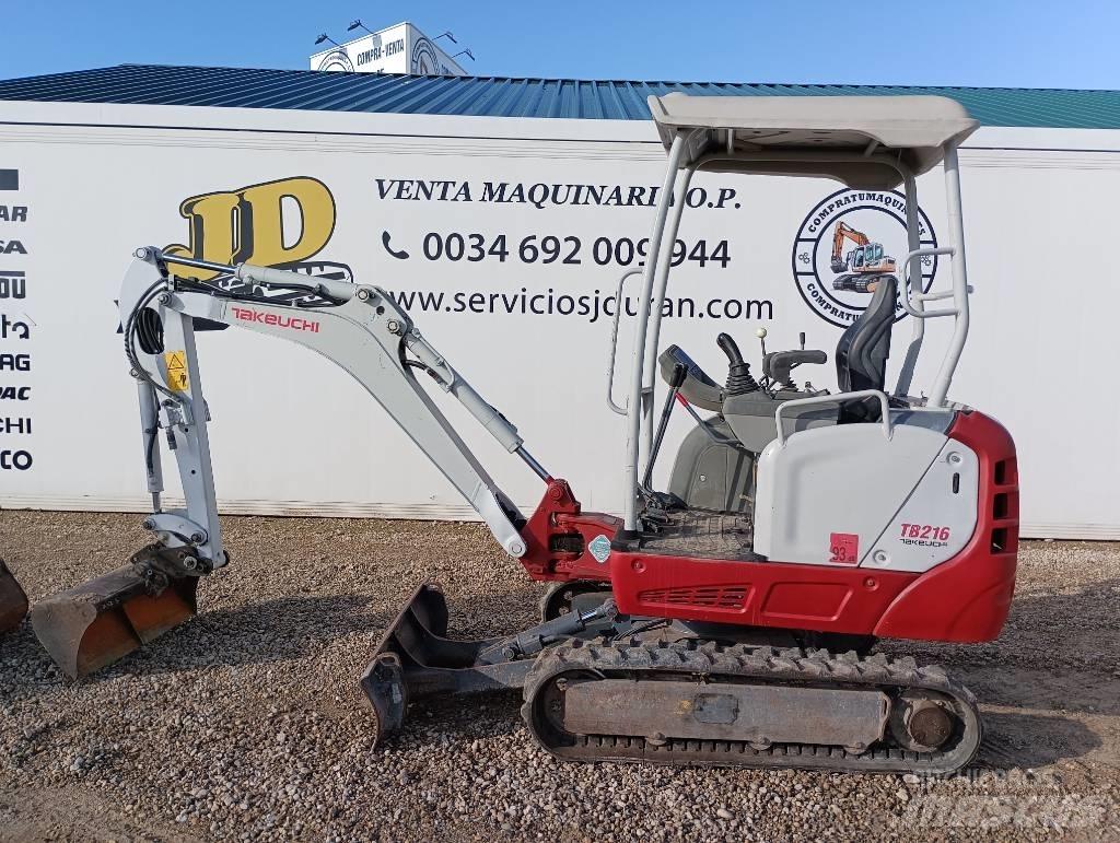 Takeuchi TB 216 Minigravere <7t