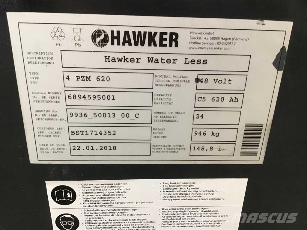 Linde R10B Skyvemasttruck