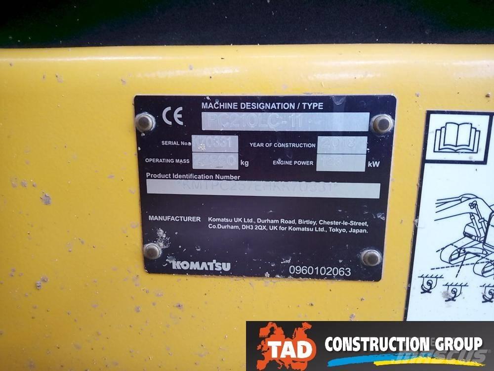 Komatsu PC210LC-11 Beltegraver