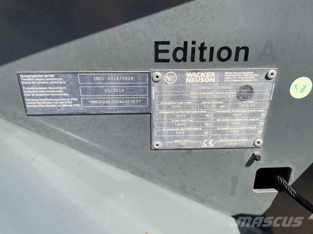 Wacker Neuson DV 90 Mini dumpere