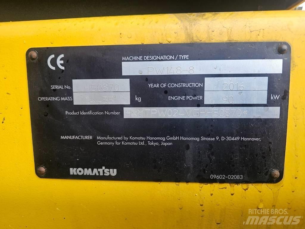 Komatsu PW148-8 Hjulgravere