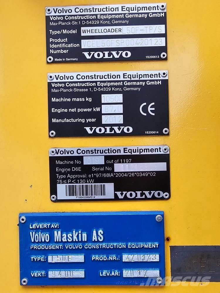 Volvo L 50 F Hjullastere