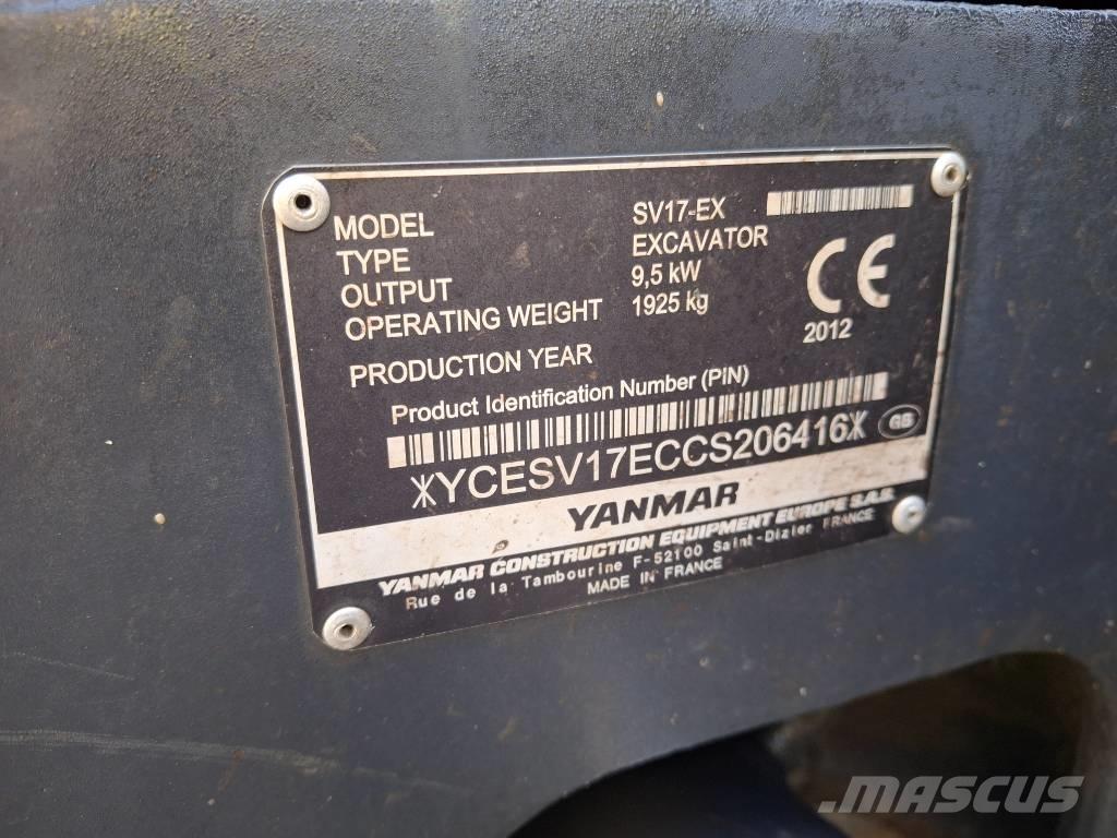 Yanmar SV 17 EX Minigravere <7t
