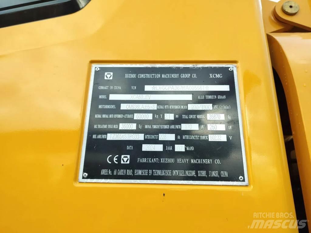 XCMG XCA60_EV Allterreng kraner