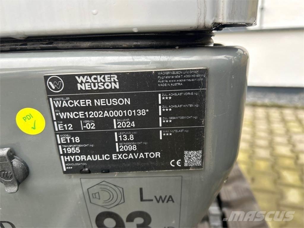 Wacker Neuson ET18 Beltegraver