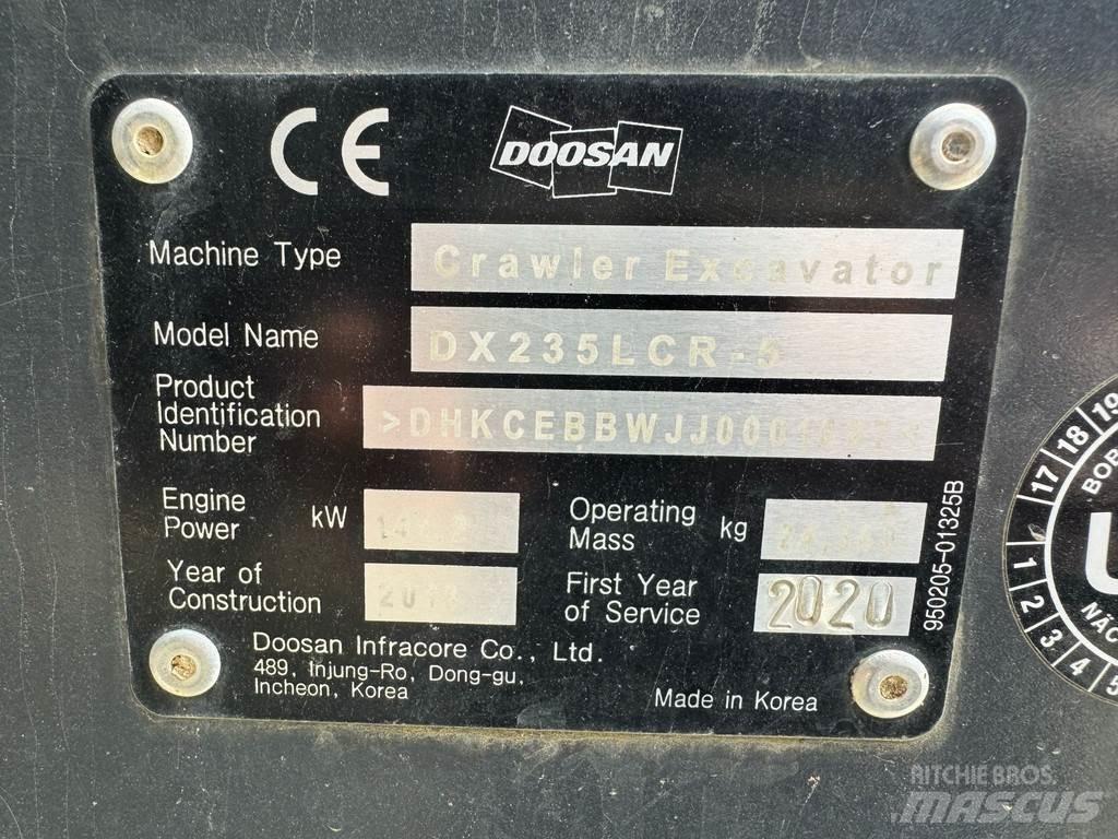 Doosan DX235LCR-5 Beltegraver