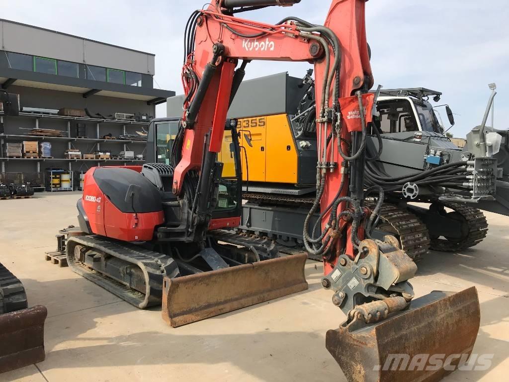 Kubota KX 080-4 Midigravere 7 - 12t