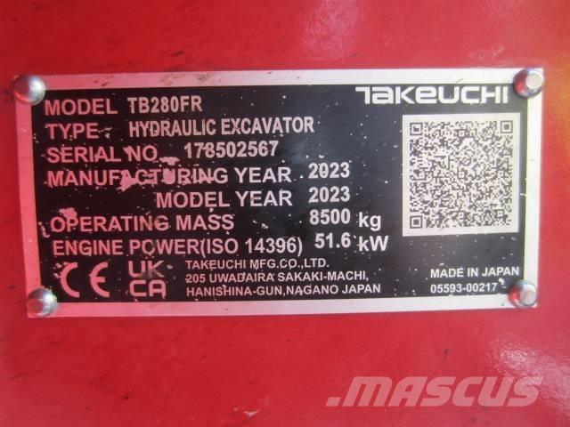 Takeuchi TB 280 FR Midigravere 7 - 12t