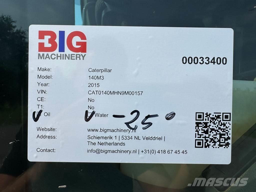 CAT 140M3 Veihøvler