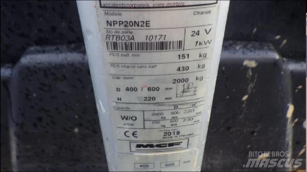CAT NPP 20 N2E Lavtløftende truck