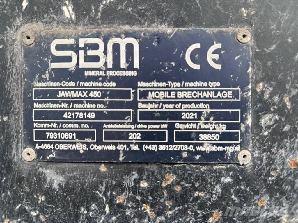 SBM Jawmax 450 Mobile knuseverk