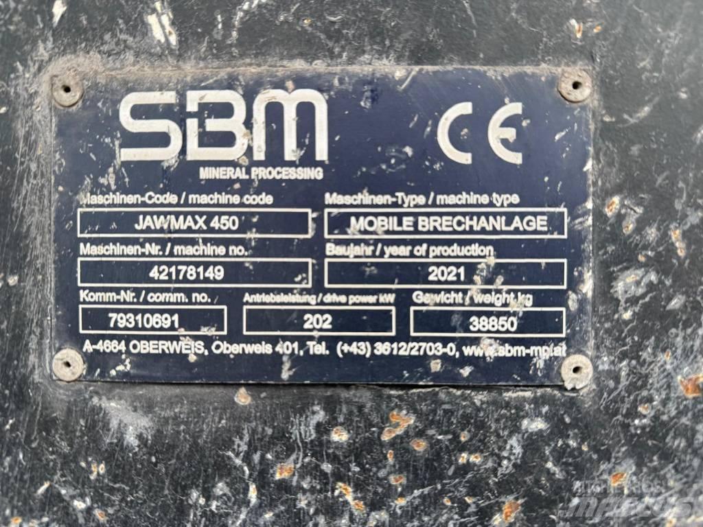 SBM Jawmax 450 Mobile knuseverk