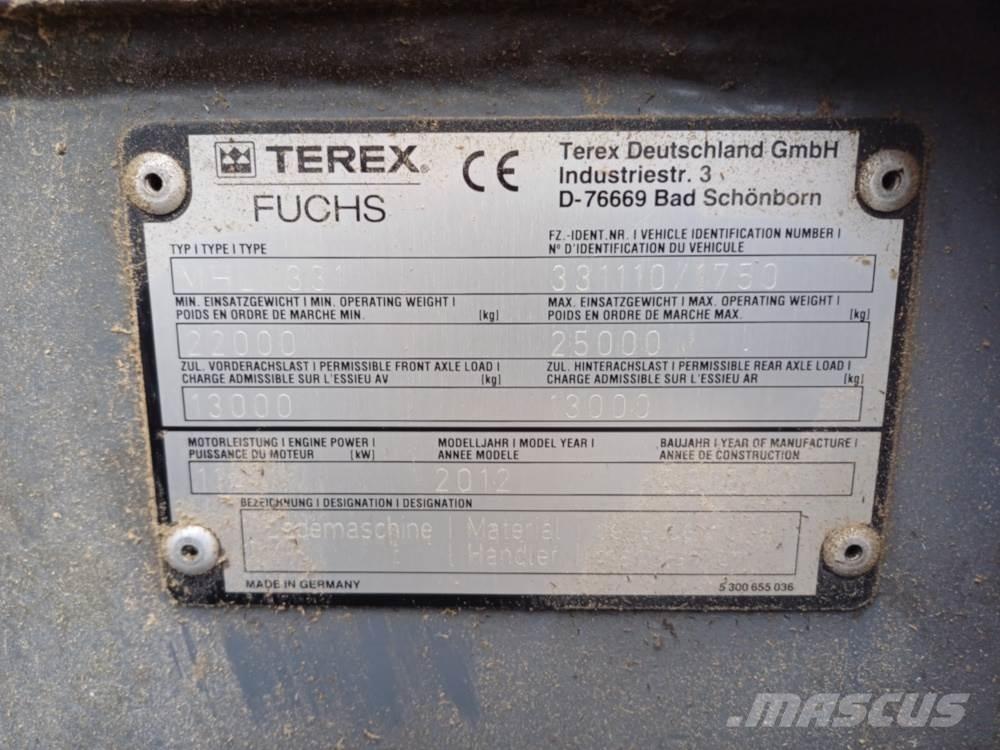 Fuchs MHL 331 Gravemaskiner for avfallshåndtering