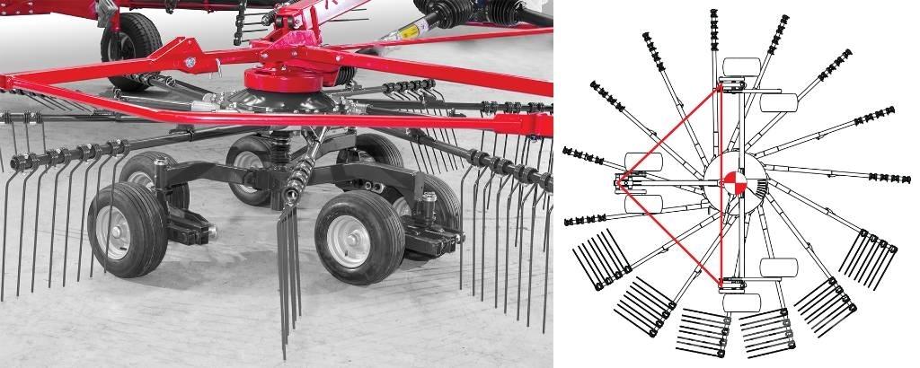 SIP STAR R 430 - 12 T Slåmaskiner
