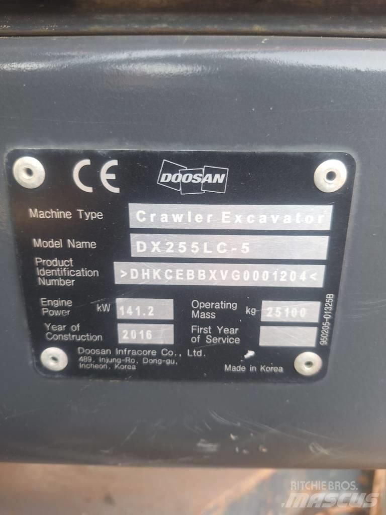 Doosan DX 255 LC-5 Beltegraver
