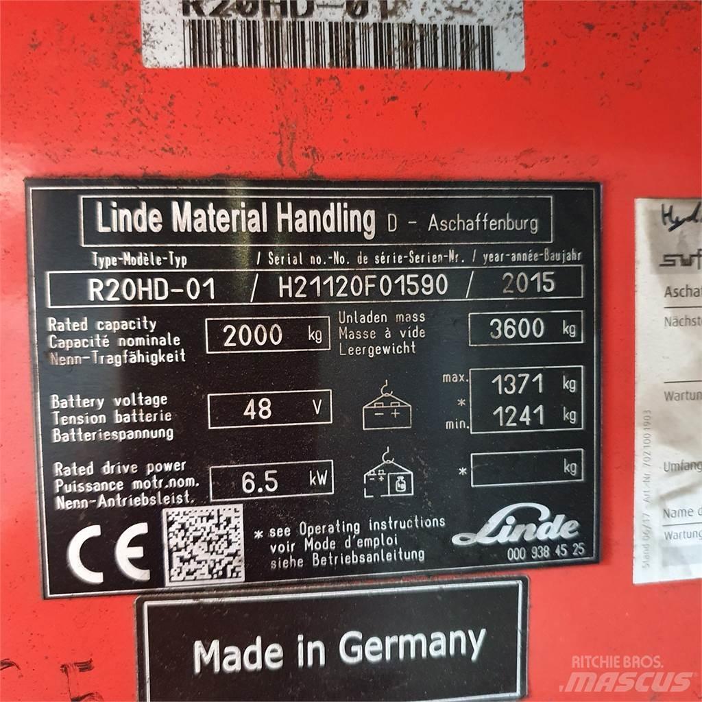 Linde R20HD Skyvemasttruck