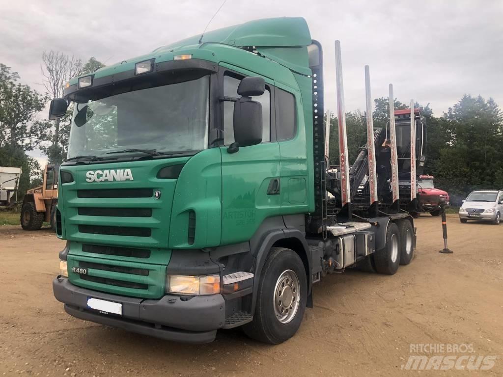 Scania R 480 Tømmerbiler