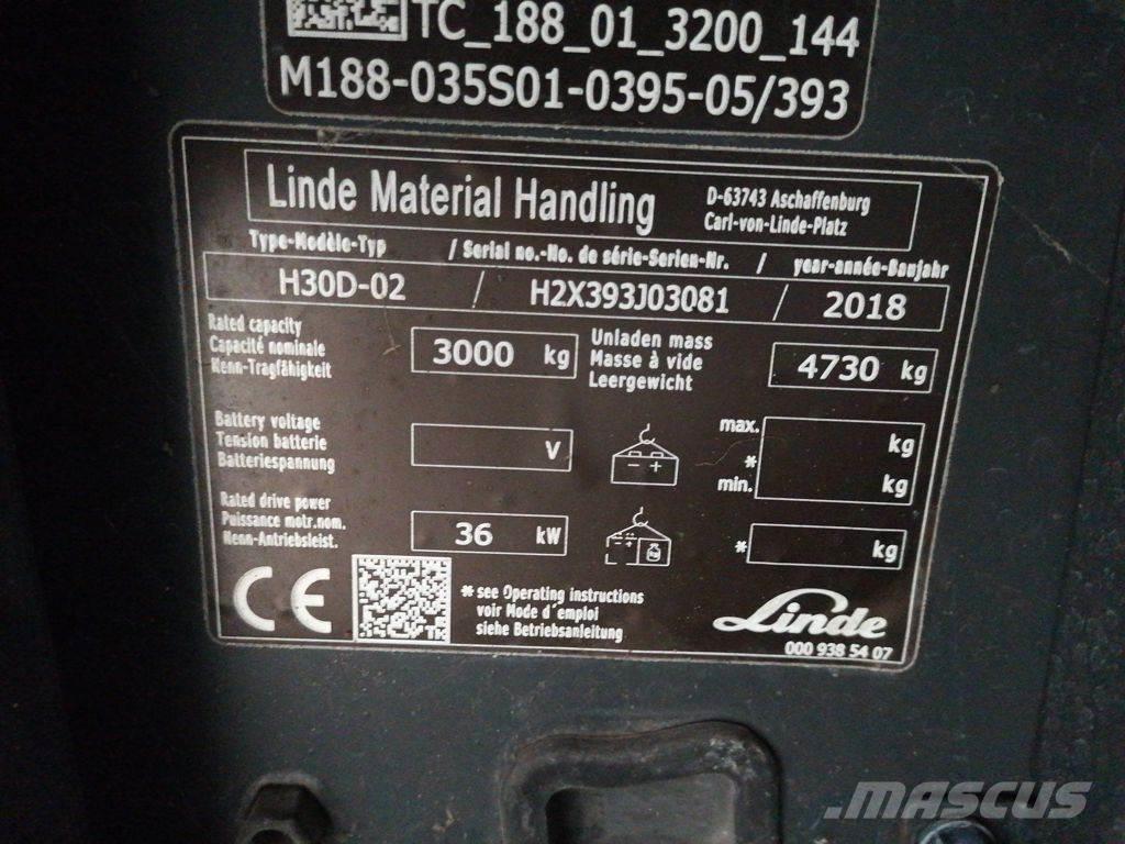 Linde H30D-02 Diesel Trucker