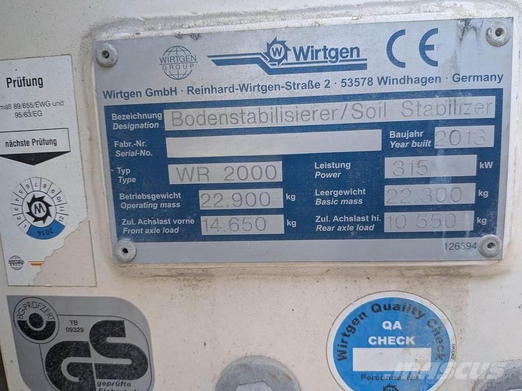 Wirtgen WR2000 Asfalt resirkulering