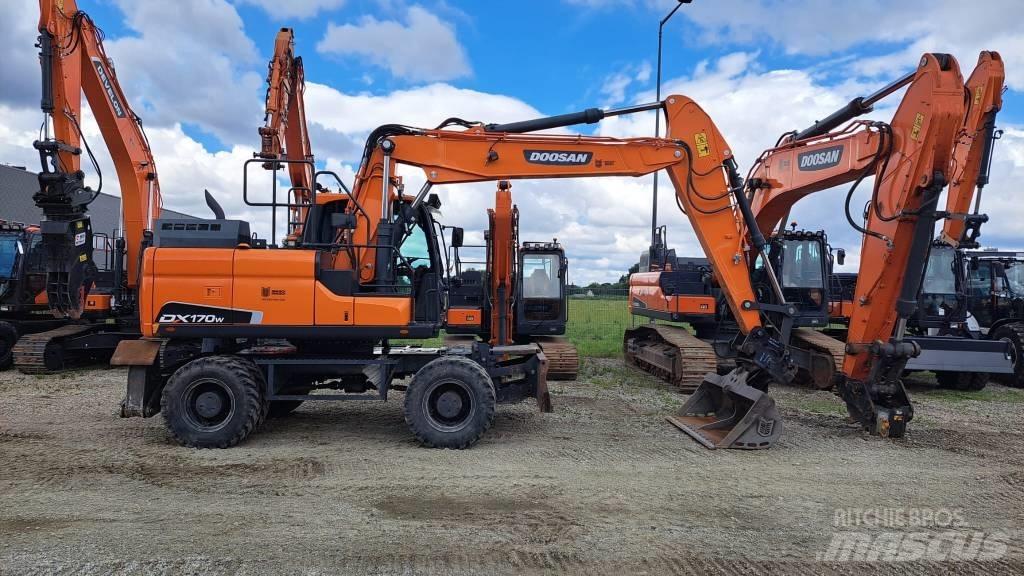 Doosan DX 170 W Hjulgravere
