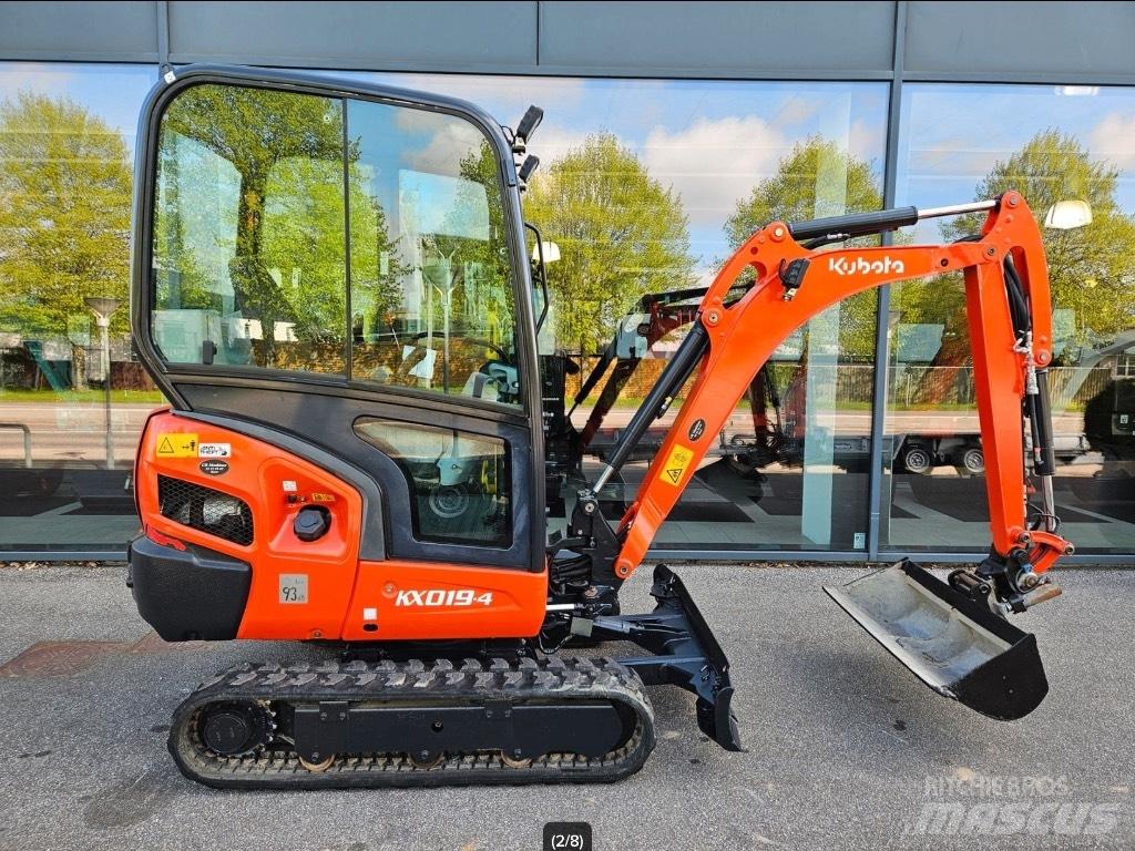 Kubota KX 019-4 Minigravere <7t